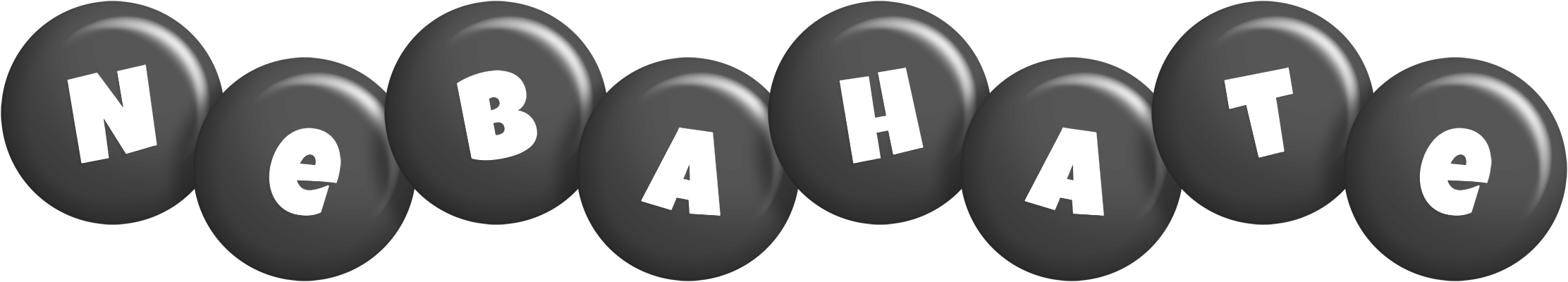 Nebahate candy-black logo