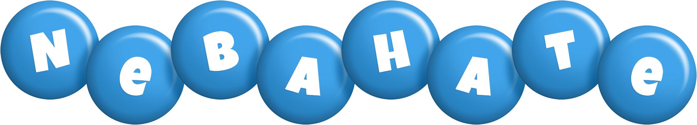 Nebahate candy-blue logo