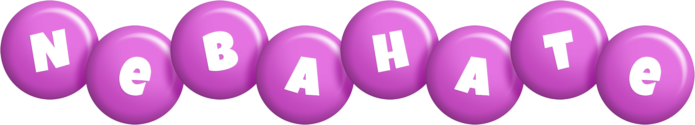 Nebahate candy-purple logo