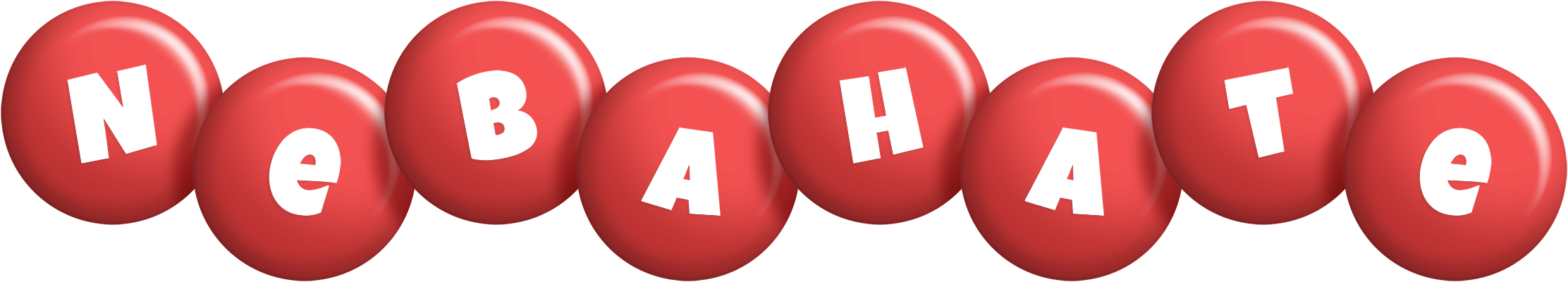 Nebahate candy-red logo