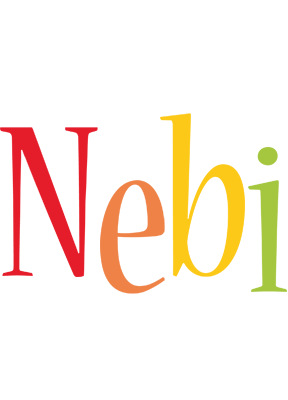 Nebi birthday logo