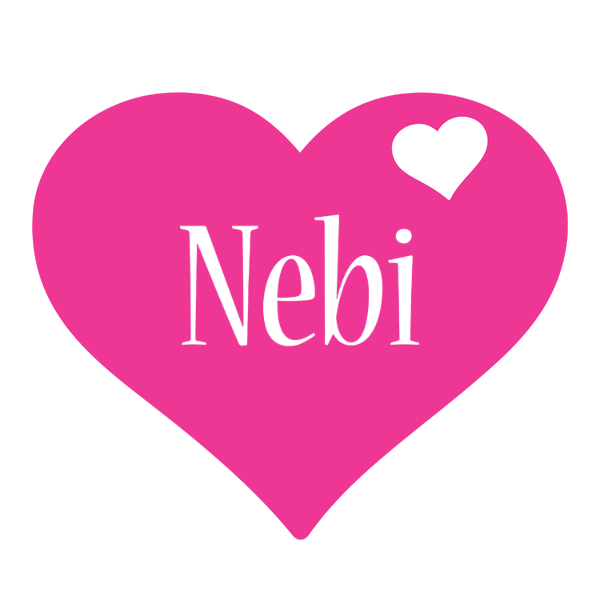 Nebi love-heart logo