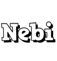 Nebi snowing logo