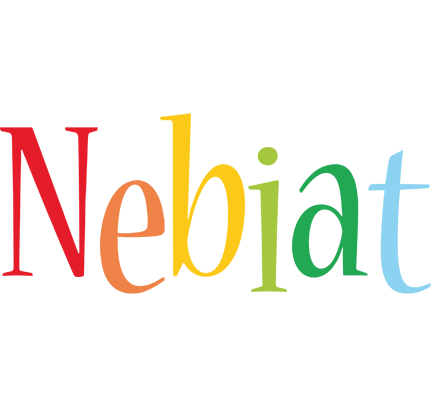 Nebiat birthday logo