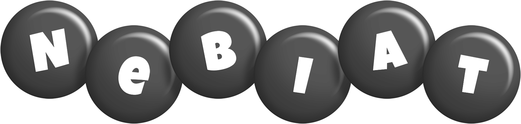 Nebiat candy-black logo