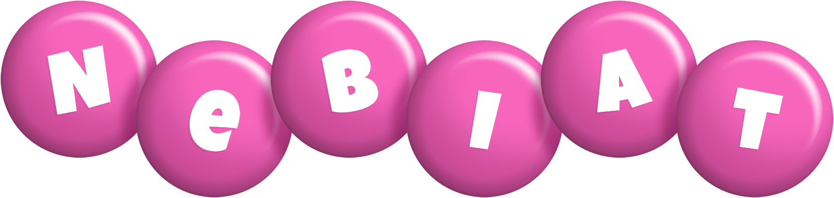 Nebiat candy-pink logo