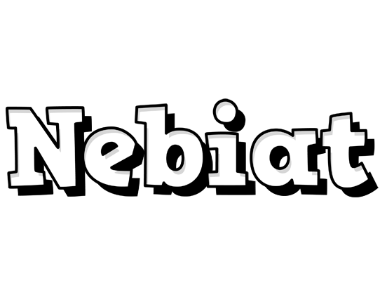 Nebiat snowing logo