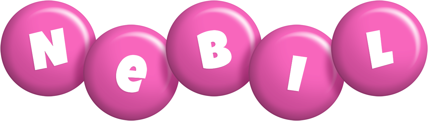 Nebil candy-pink logo
