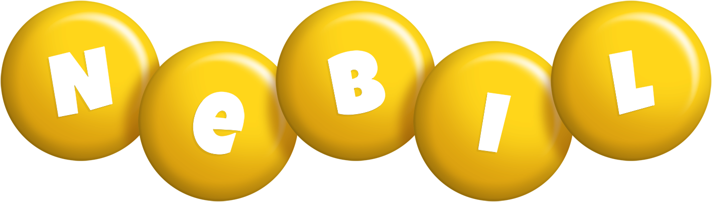 Nebil candy-yellow logo