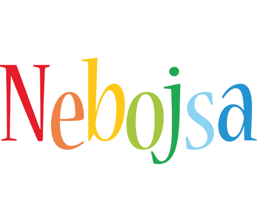 Nebojsa birthday logo