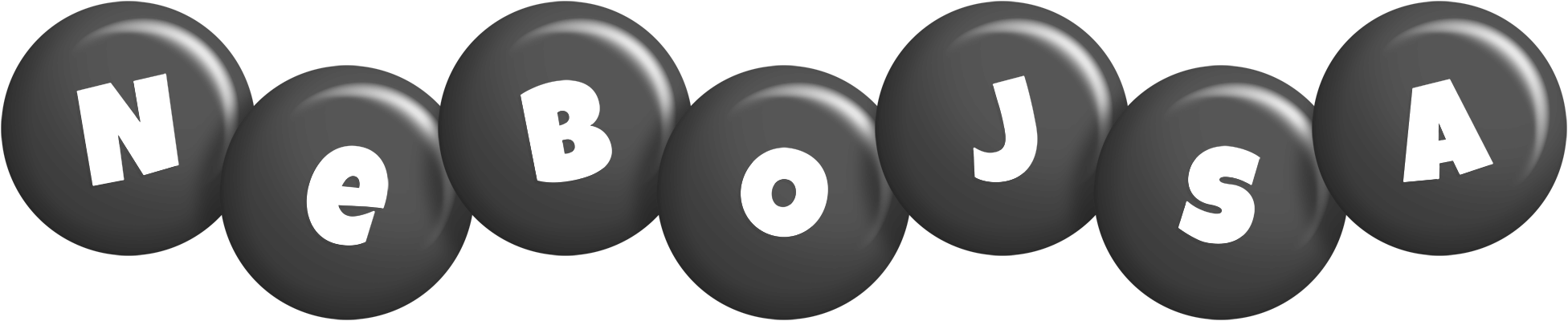 Nebojsa candy-black logo