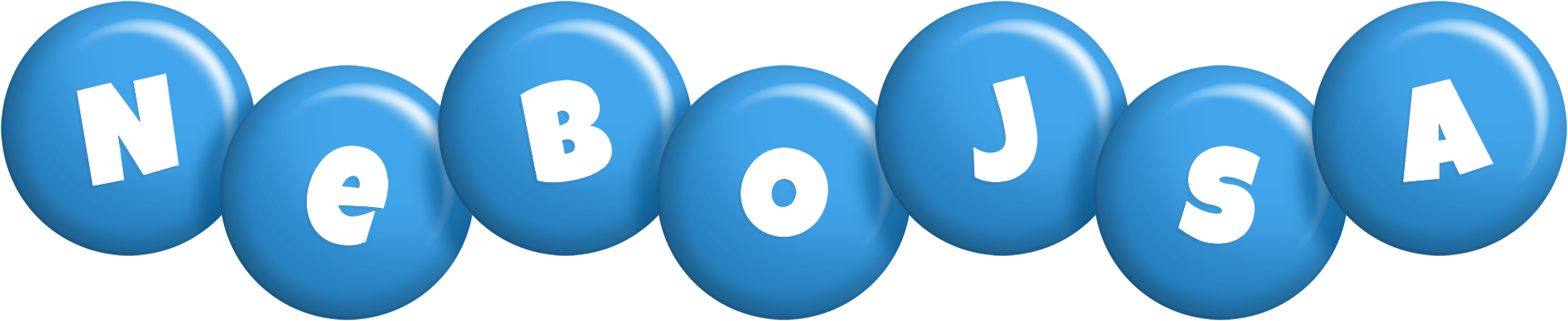 Nebojsa candy-blue logo
