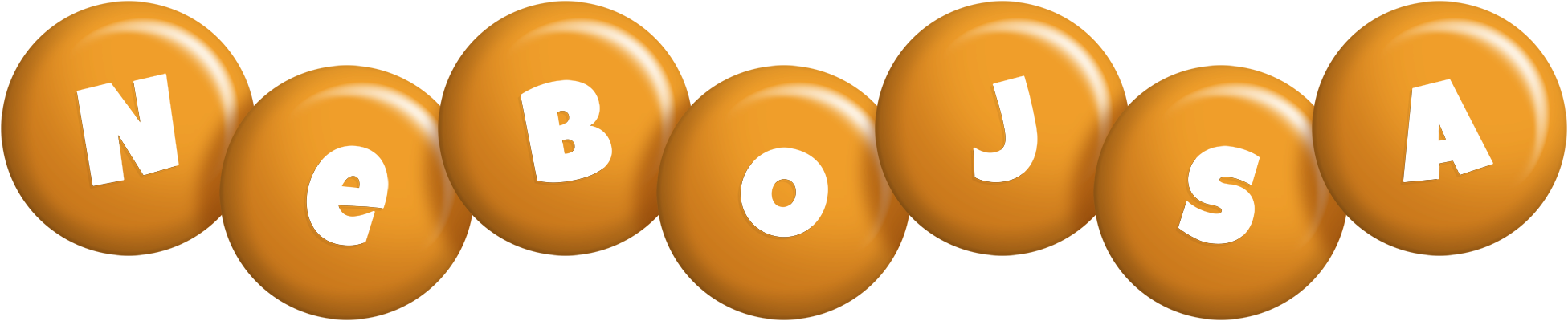 Nebojsa candy-orange logo