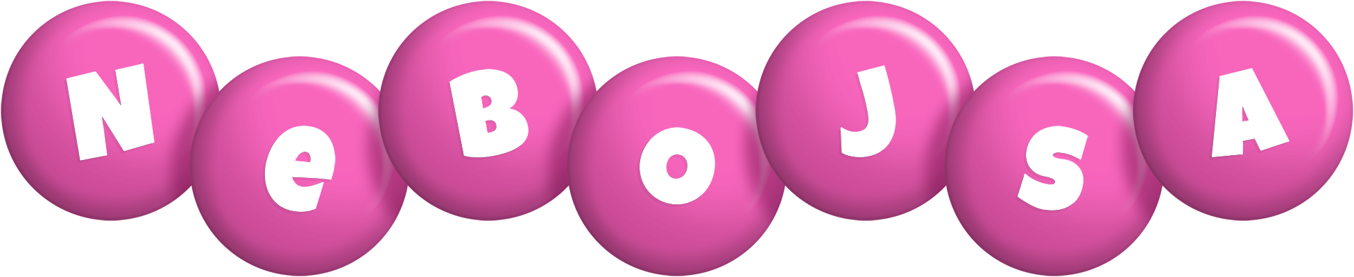 Nebojsa candy-pink logo