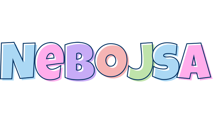 Nebojsa pastel logo