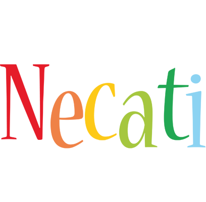 Necati birthday logo