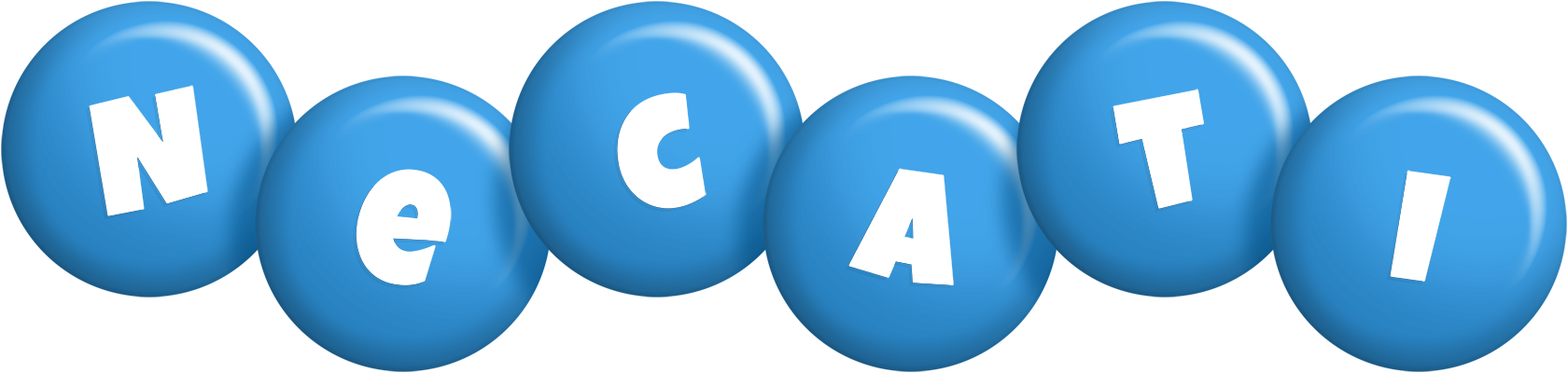 Necati candy-blue logo