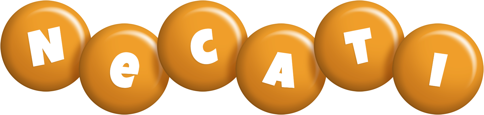 Necati candy-orange logo
