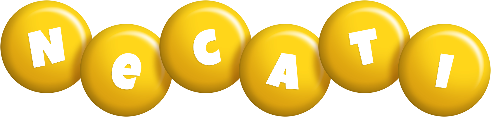 Necati candy-yellow logo