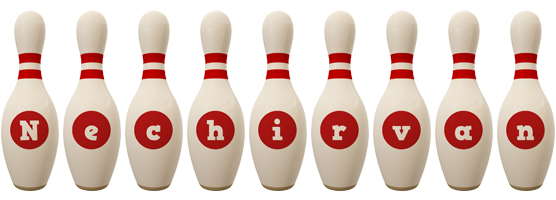 Nechirvan bowling-pin logo