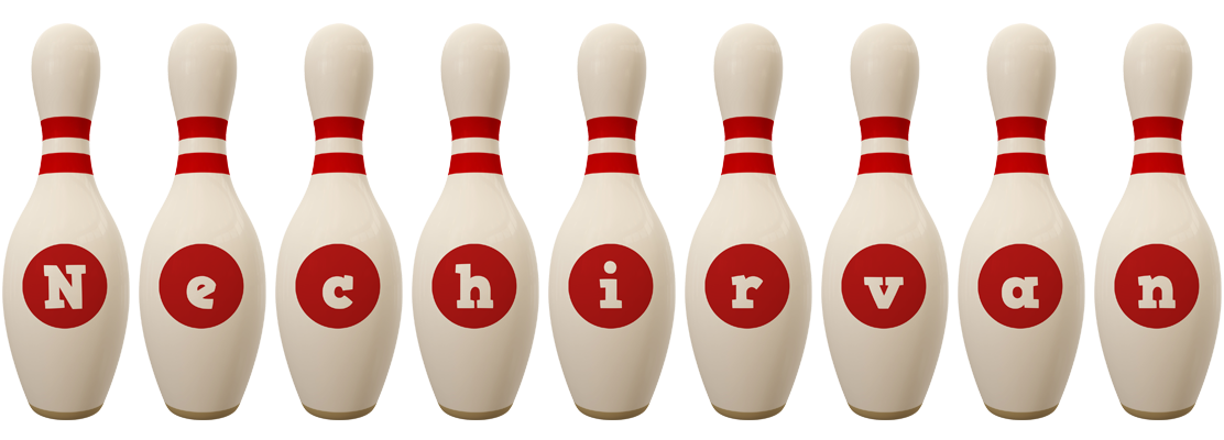 Nechirvan bowling-pin logo