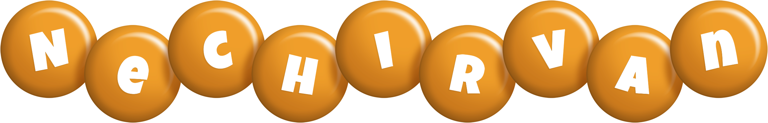 Nechirvan candy-orange logo