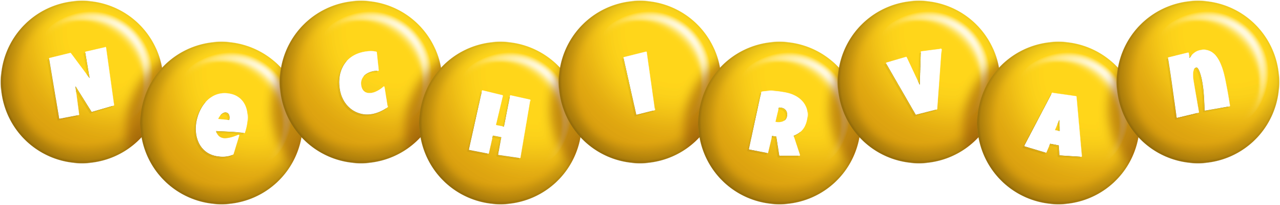 Nechirvan candy-yellow logo