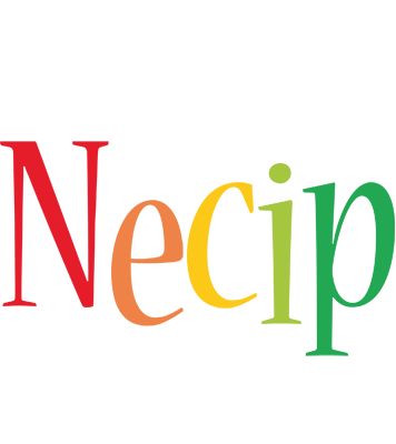 Necip birthday logo