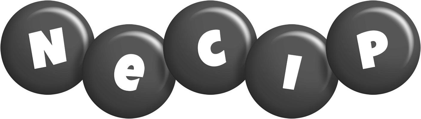 Necip candy-black logo