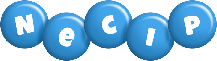 Necip candy-blue logo