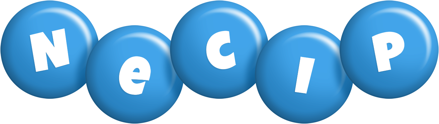 Necip candy-blue logo