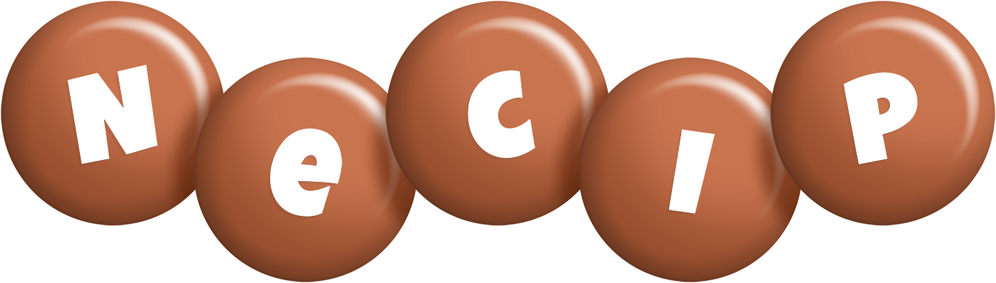 Necip candy-brown logo