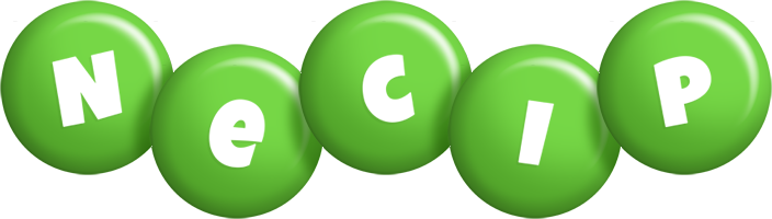 Necip candy-green logo