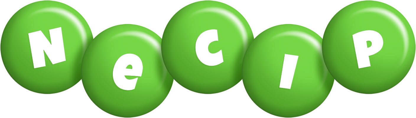 Necip candy-green logo