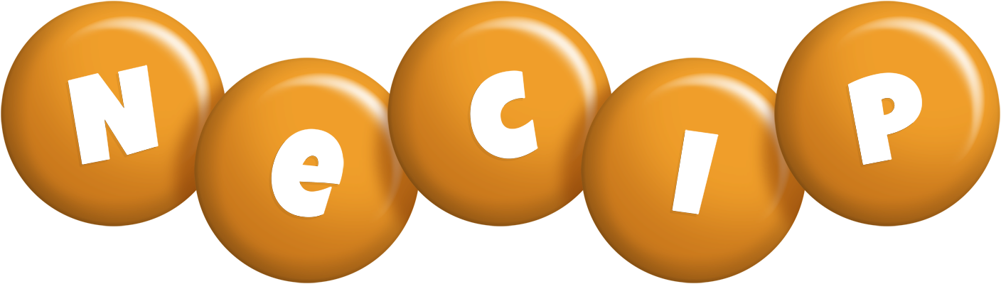 Necip candy-orange logo
