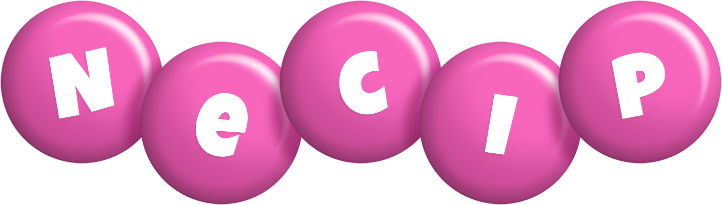 Necip candy-pink logo