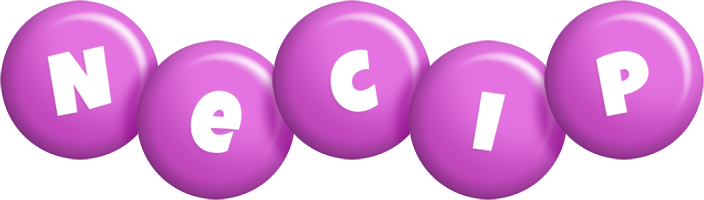 Necip candy-purple logo