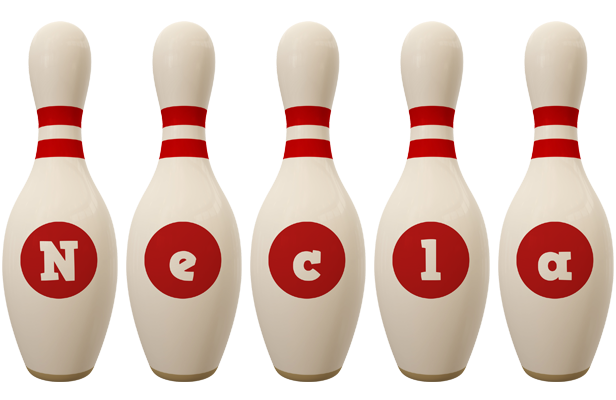 Necla bowling-pin logo
