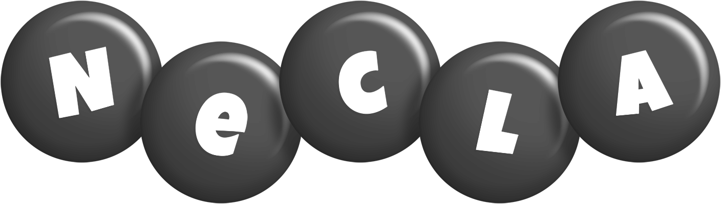Necla candy-black logo
