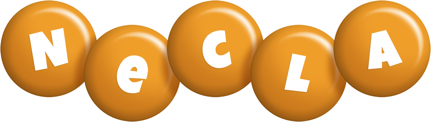 Necla candy-orange logo