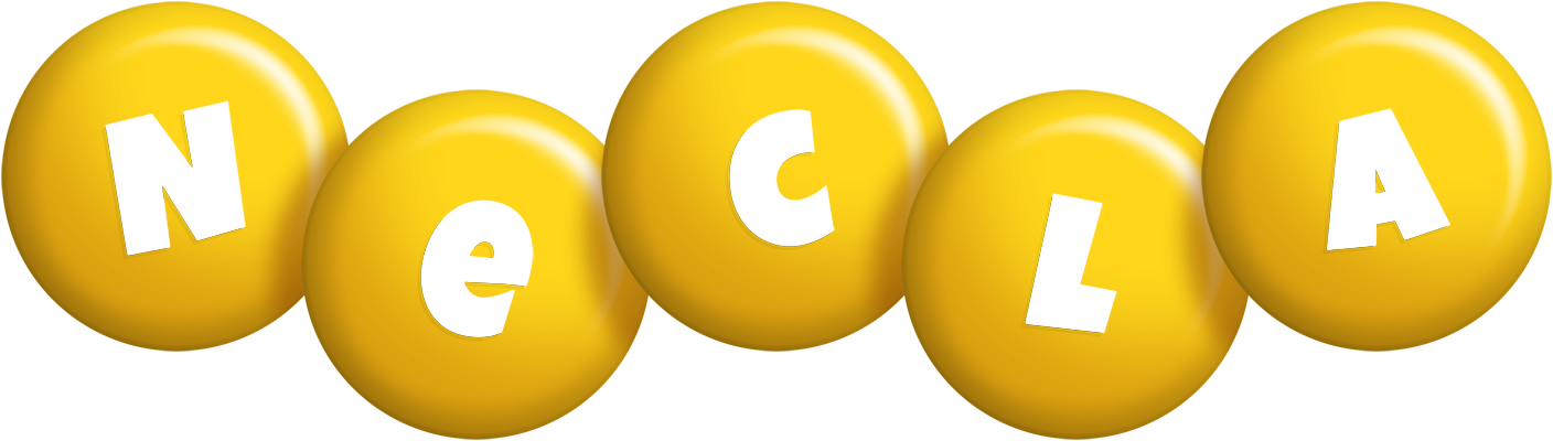Necla candy-yellow logo