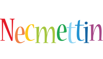 Necmettin birthday logo