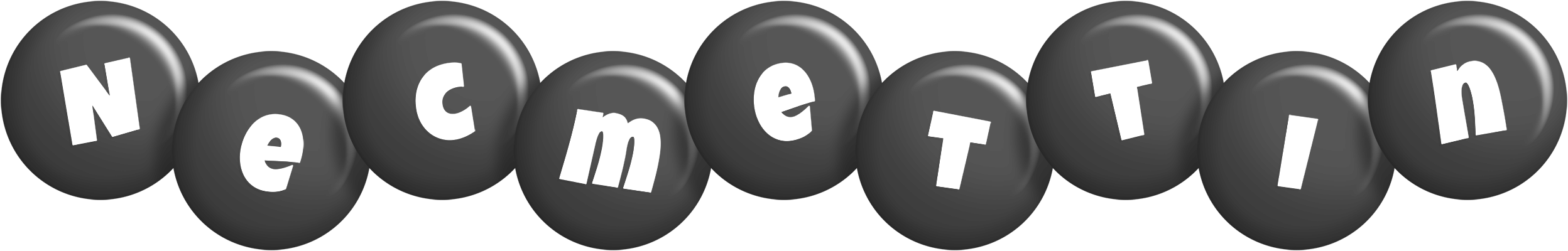 Necmettin candy-black logo