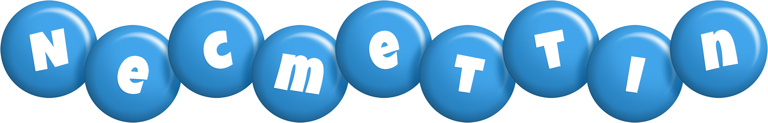 Necmettin candy-blue logo