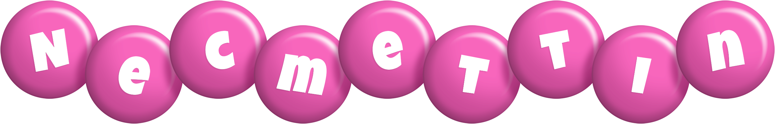 Necmettin candy-pink logo