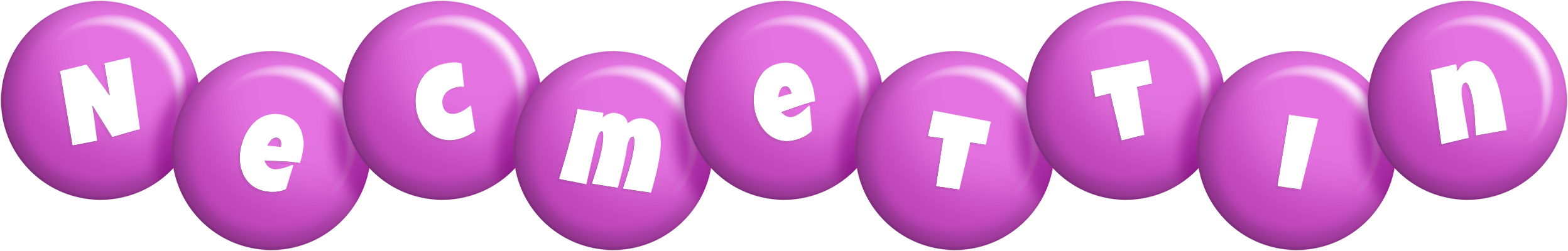 Necmettin candy-purple logo