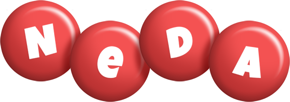 Neda candy-red logo