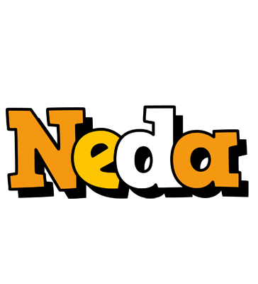 Neda cartoon logo