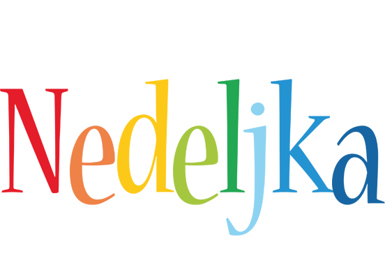 Nedeljka birthday logo