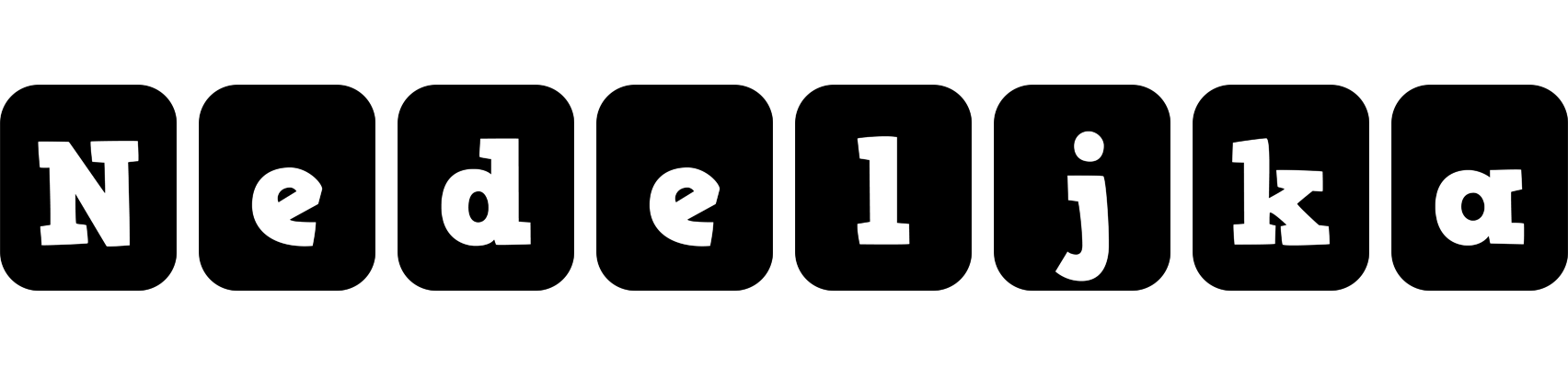 Nedeljka box logo